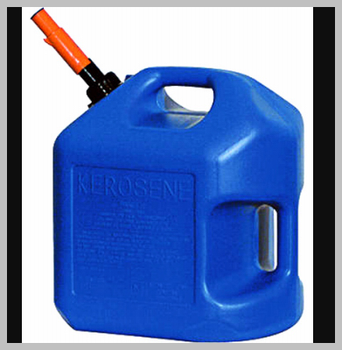 Fuel Can Kerosene Blue 5 gal