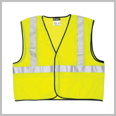 Safety Vest w Reflective Tape