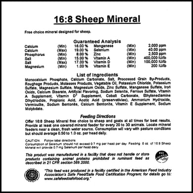 Sheep Mineral & Vitamin 50# Bag