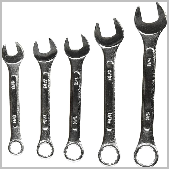 Pliers 5 pc Combo Wrench Set