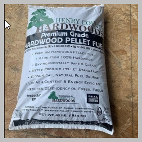 Hardwood Pelleted Fuel 40# bags