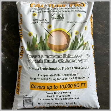 Cal Turf Pro 10,000sf Fast Acting Lime 50# DNR