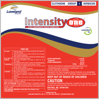 Intensity One Herbicide 2.5 gallon Jug