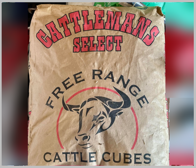 Range Cubes All Natural 20% CP Beef  50#