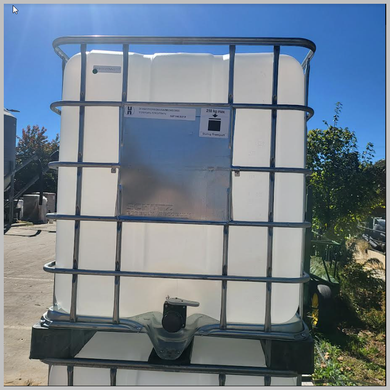 275 Gallon Potable IBC Tank with Cage