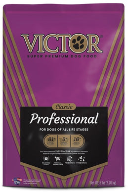 Victor Professional 40# Dry Dog Food DNR