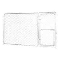 Kennel Chain Link Replacement Front with Gate Only