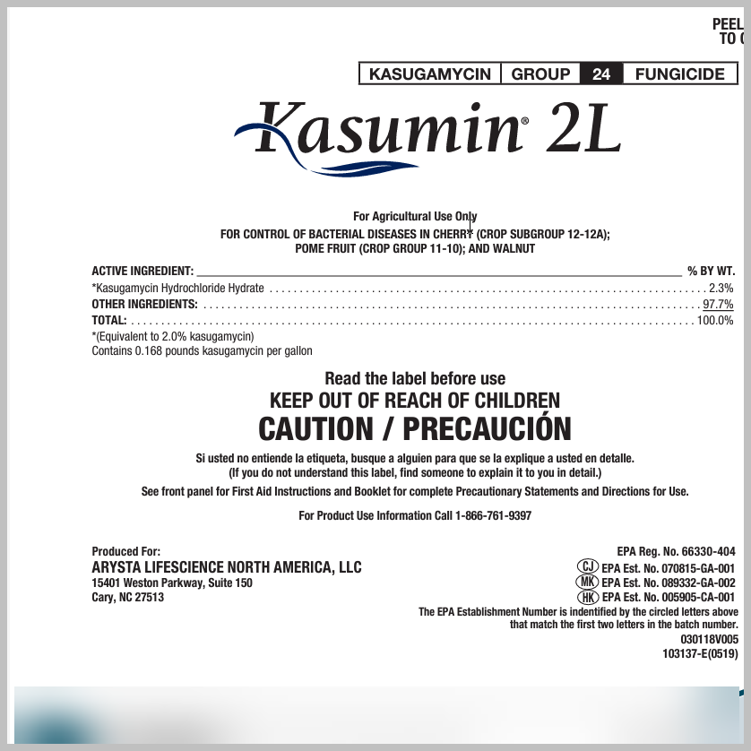 Kasumin 2L Fungicide 2.5 Gallons