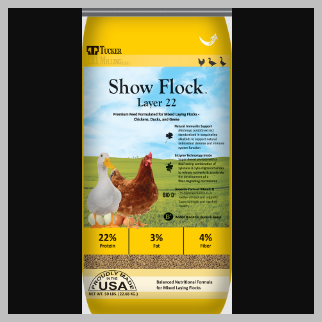 Show Flock Super Layer Grower Pellet 22% 50#