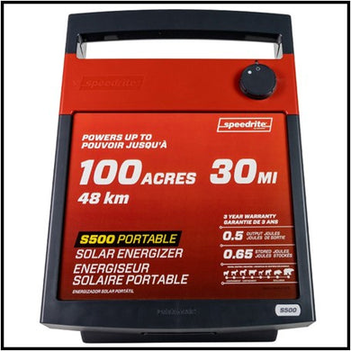 Solar Speedrite 12V Fence Charger S500 .5 OJ