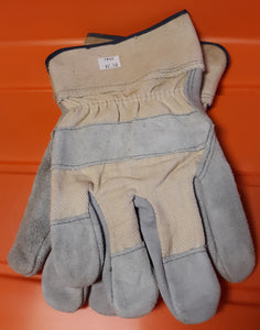 Leather Palm Gloves Large