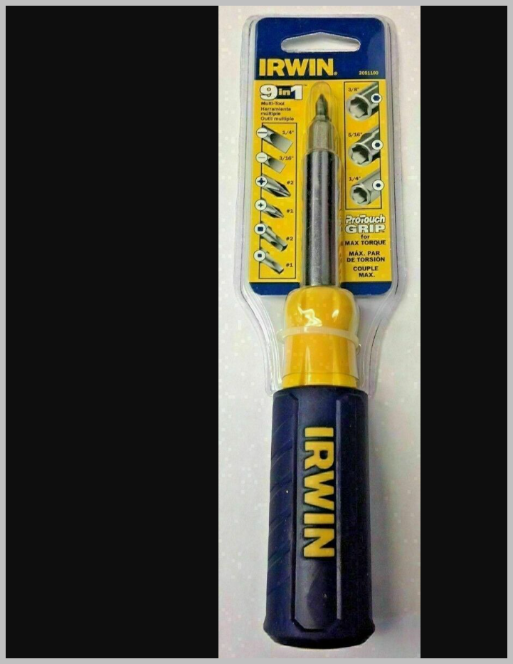 Screwdriver Irwin 9 N 1