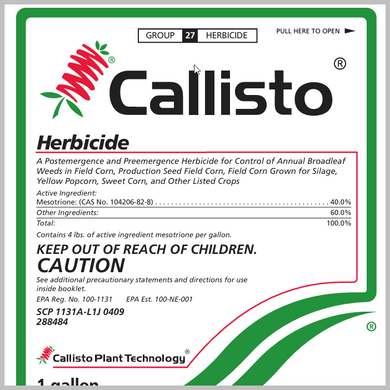 Callisto Herbicide 1 gal