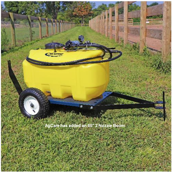 Trailer Sprayer 2.2 gpm 12V pump, 25 Gal and 80