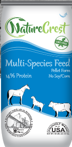 NatureCrest Multi Species Non GMO Feed 50# Bag