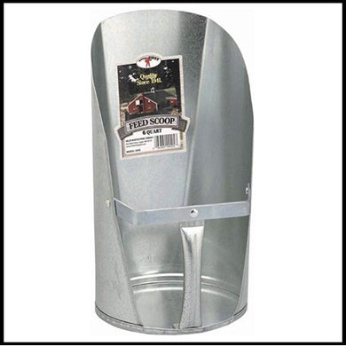 Feed Scoop Galvanized 6 QT