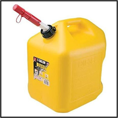 Fuel Can Diesel 5 Gallon Yellow