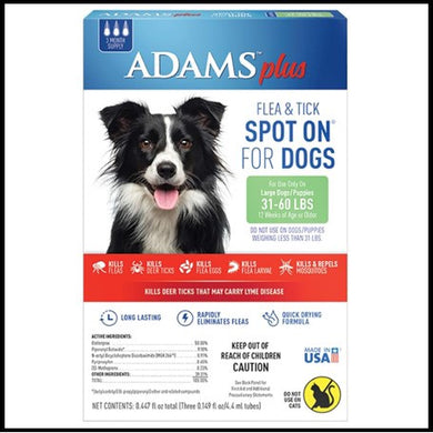 Flea & Tick Spot Large Adams Plus