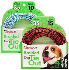 Braided Pet Tie Out 10'