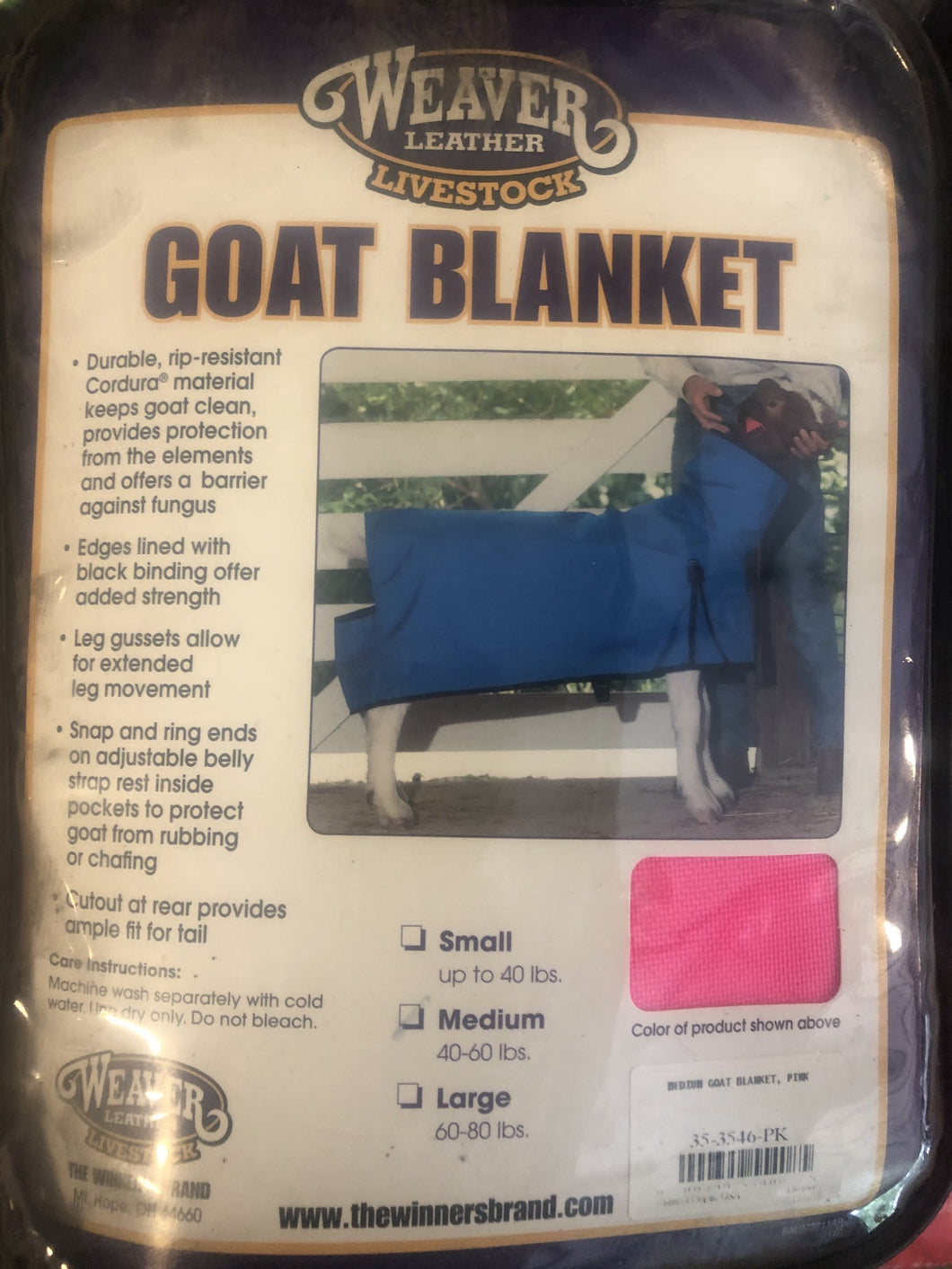 Goat Blanket Lime Med