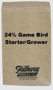 24% Gamebird Grower Crumble 50# bag