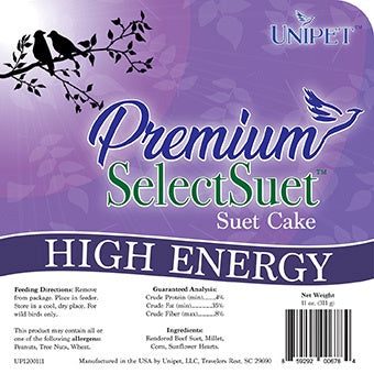 Suet Hi Energy Select 11oz