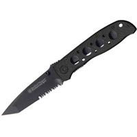 Knife Serrated Aluminum Handle