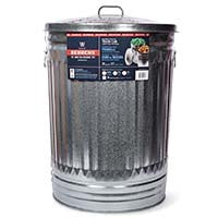 Trash Can Galv 31 ga w Lid