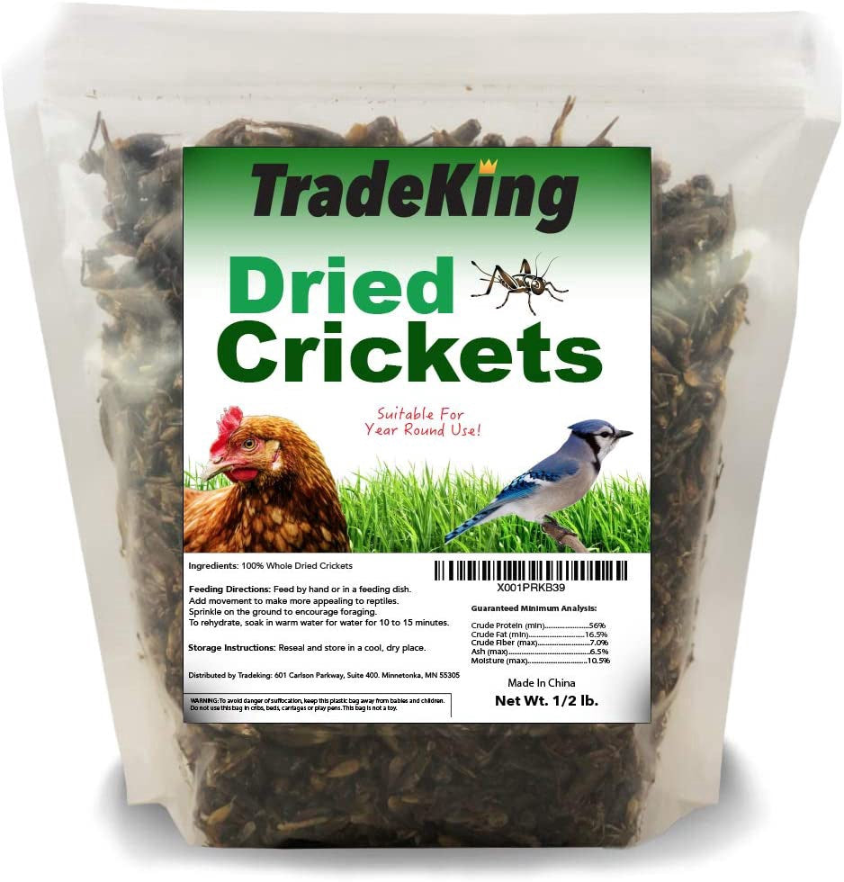 Crickets Dried 8 oz bag