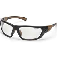 Safety Glasses Clear Lens Black/Tan