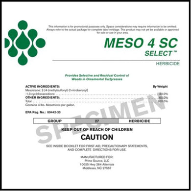 Generic Tenacity Mesotrione 4SC 8 oz