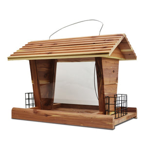 Cedar Grand Chalet Bird Feeder