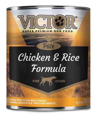 Victor Can Chicken and Rice Dog Food 13.2 oz