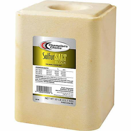 Sulfur Salt Block 50#