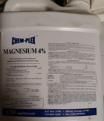 Magnesium 4% Plus 2.5 gal