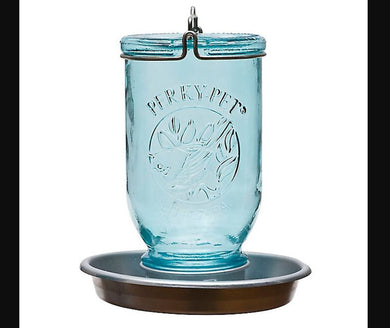 PerkyPet Mason Jar Bird Waterer