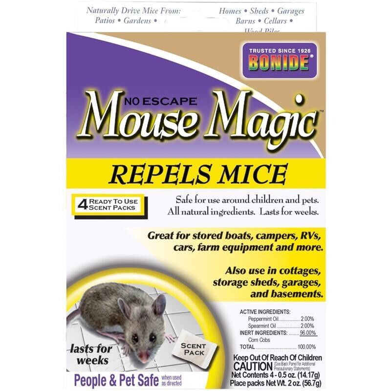 Mouse Magic Natural Mice Repellent 4 pack