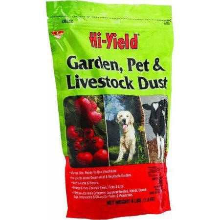 Hi-Yield Garden, Pet and Livestock Dust 4# bag