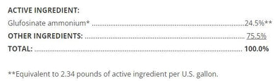 Glufosinate Kong Interline Reckon Herbicide 2.5 gallon