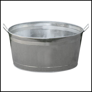 Tub 16.75 Galvanized Round