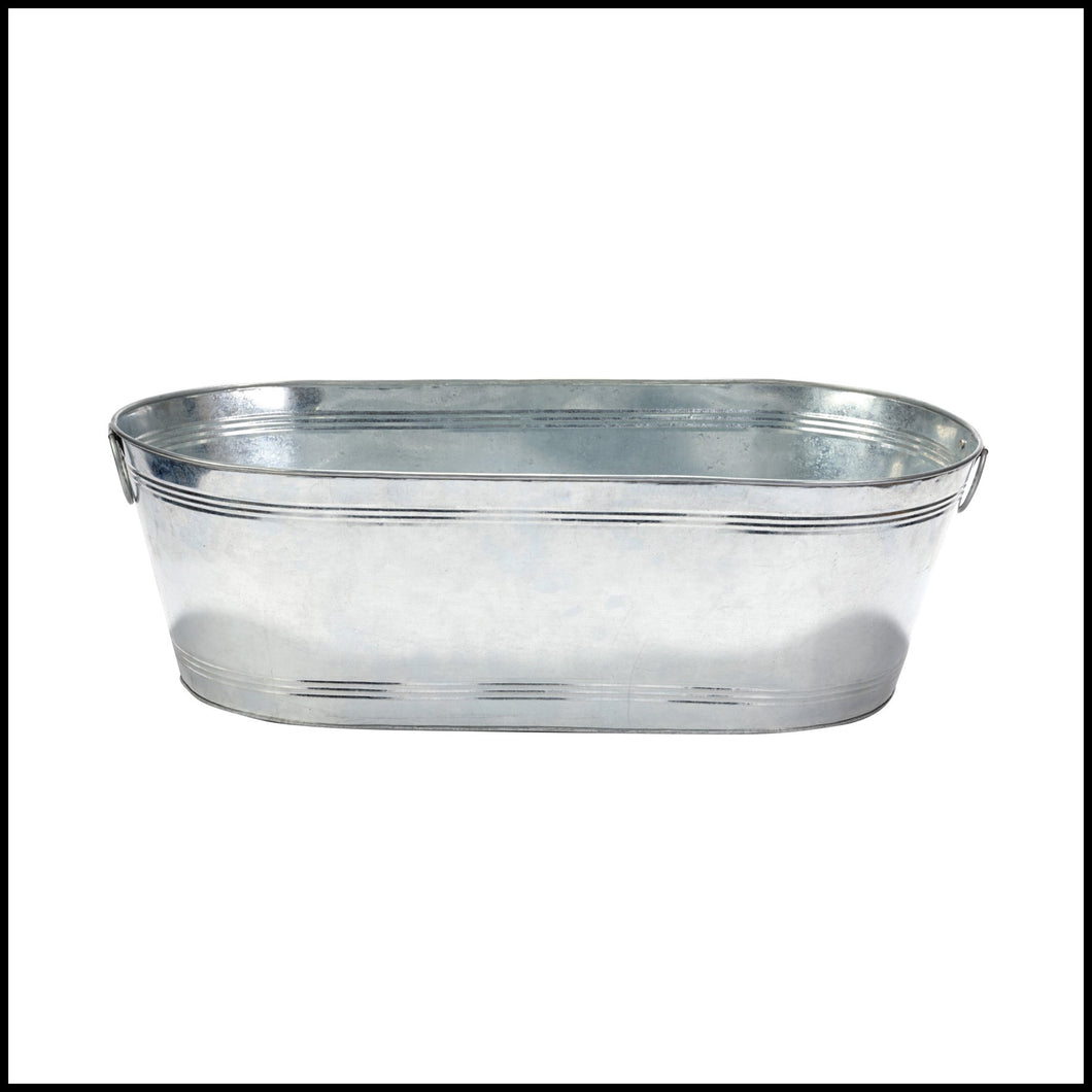 Tub 4 Gallon Galv Oval