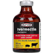 Dewormer Cattle Ivermectin 1% 50 cc