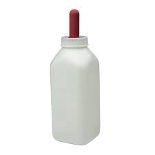 Calf Bottle w/ Screw on Nipple 2 quart