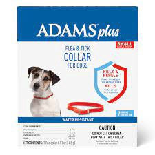 Flea & Tick Adams Dog Collar Small